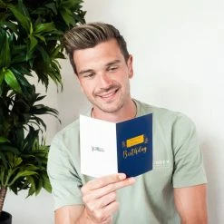 Goedkoop 🎉 Partizzle® Partizzle 48x Luxe Verjaardagskaarten Met Envelop Set - Wenskaarten Versturen - Verjaardag Ansichtkaarten - 15x10 Cm - Glimmend 🔔 -Crafts&Co winkel 550x550 682