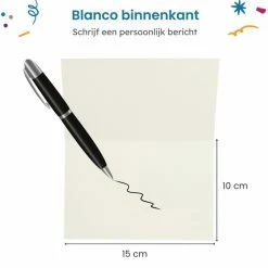 Goedkoop 🎉 Partizzle® Partizzle 48x Luxe Verjaardagskaarten Met Envelop Set - Wenskaarten Versturen - Verjaardag Ansichtkaarten - 15x10 Cm - Glimmend 🔔 -Crafts&Co winkel 550x550 685