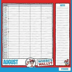 Begroting 🎉 CAROUSEL CALENDARS Where's Wally Familie Planner 2023 👏 -Crafts&Co winkel 550x550 692