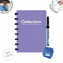 Top 10 😀 Correctbook Original Petunia Purple-Gelinieerd - Uitwisbaar / Whiteboard Notitieboek 🧨 -Crafts&Co winkel 550x550 71