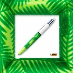 Flash-uitverkoop 🧨 BIC 4 Kleuren Velours Balpennen Medium Punt (1.0 Mm) - Verschillende Ontwerpen - Pak Van 3 Stuks - Velvet Look 👍 -Crafts&Co winkel 550x550 715