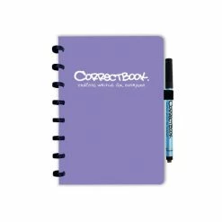 Top 10 😀 Correctbook Original Petunia Purple-Gelinieerd - Uitwisbaar / Whiteboard Notitieboek 🧨 -Crafts&Co winkel 550x550 72