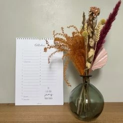 Korting 😍 Verjaardagskalender - Hieperdepiep Hoera - Zwart/Wit - A4 - Ringband - Zusterlief ✔️ -Crafts&Co winkel 550x550 757