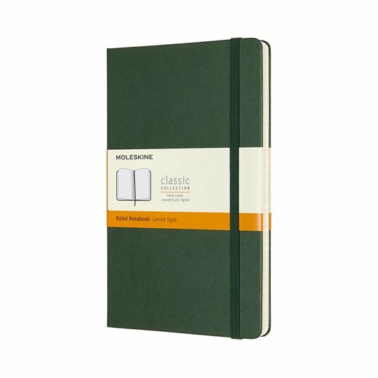 Beste Pirce 👏 Moleskine Classic Notitieboek - Large - Hardcover - Gelinieerd - Mirte Groen 👍 1 Beste Pirce 👏 Moleskine Classic Notitieboek - Large - Hardcover - Gelinieerd - Mirte Groen 👍