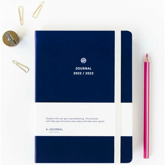Aanbiedingen ๐งจ A-Journal Schoolagenda 2022/2023 - Donkerblauw - A5 ๐งจ 2 Aanbiedingen ๐งจ A-Journal Schoolagenda 2022/2023 - Donkerblauw - A5 ๐งจ - Afbeelding 2