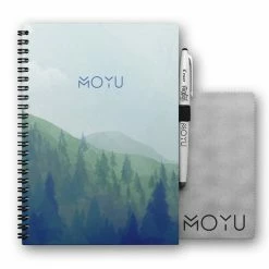 Groothandel 😀 MOYU Ringband A5 - Hardcover - Misty Mountain - Uitwisbaar Notitieboek - Duurzaam Steenpapier 🛒