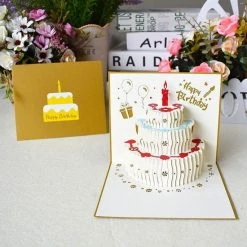 Beste recensies van 😍 Malinsi Verjaardagskaarten Met Envelop - Wenskaarten Verjaardag - Happy 🎂 Birthday - 3D Pop Up Kaarten Taart - Kinderen - Cadeau - Verjaardagskaart ✨ -Crafts&Co winkel 550x550 867