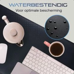 Korting ⌛ Bureauonderlegger - XXL Muismat - Bureaumat - Vegan Leer - Dubbel Gestikt - 80x40 - Stane® ⌛ -Crafts&Co winkel 550x550 9