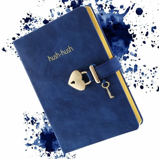 Goedkoop 😉 Victoria's Journals - Dagboek Met Slot En Sleutel - Hush-Hush My Secret Diary W/ Heart Lock - Premium Vegan Leer Dagboek - Hardcover - 320 Pagina's Premium Papier - 13 X 18 Cm (Blauw) 🎁 11 Goedkoop 😉 Victoria's Journals - Dagboek Met Slot En Sleutel - Hush-Hush My Secret Diary W/ Heart Lock - Premium Vegan Leer Dagboek - Hardcover - 320 Pagina's Premium Papier - 13 X 18 Cm (Blauw) 🎁 - Afbeelding 11