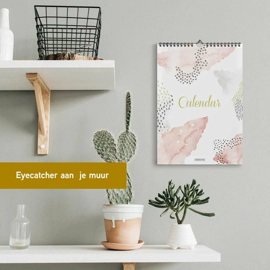 Aanbiedingen ✔️ Fabrikten Verjaardagskalender - Waterverf - Roze/Grijs/Goud - A4 🎁 3 Aanbiedingen ✔️ Fabrikten Verjaardagskalender - Waterverf - Roze/Grijs/Goud - A4 🎁 - Afbeelding 3
