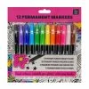 Flash-uitverkoop ✨ Merkloos Stiften - Permanent Markers - Heldere Kleuren - 12st. 😉