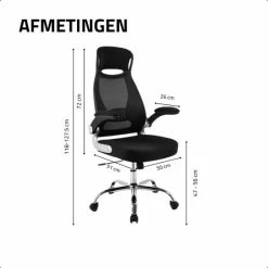 Goedkoopste ⭐ GAME HERO® Office G3 Bureaustoel Verstelbare Armleuningen - Ergonomische Bureaustoel - Zwart 🌟 -Crafts&Co winkel 550x550 940