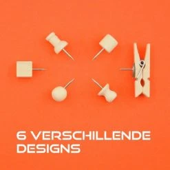 Beste recensies van 🛒 QY Punaises Voor Prikbord Of Memobord - Set Van 135 Houten Pushpins 🥰 -Crafts&Co winkel 550x550 99