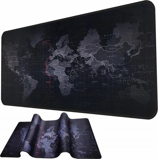 Kopen ✨ AA Commerce 2-in-1 Bureau Onderlegger Toetsenbord Mat Muismat - Antislip Ergonomische Computer Keyboard Gel Buro Placemat - Bureau Accessoires - Voor Laptop/Muis/Toetsenbord - Gaming Mat Bureaulegger - Wereldkaart Design - Slijtvast & Oprolbaar - 80x30 CM 👍 1 Kopen ✨ AA Commerce 2-in-1 Bureau Onderlegger Toetsenbord Mat Muismat - Antislip Ergonomische Computer Keyboard Gel Buro Placemat - Bureau Accessoires - Voor Laptop/Muis/Toetsenbord - Gaming Mat Bureaulegger - Wereldkaart Design - Slijtvast & Oprolbaar - 80x30 CM 👍