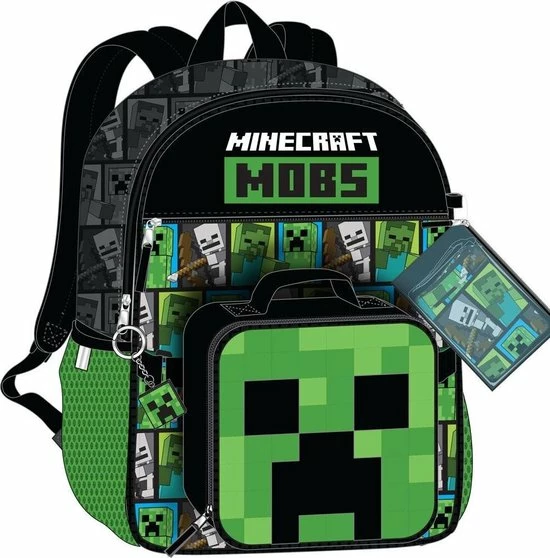 Hete verkoop ✔️ Minecraft - Mobs - Rugzak - Jongens - Hoogte 41cm - 5pieces ⌛ 1 Hete verkoop ✔️ Minecraft - Mobs - Rugzak - Jongens - Hoogte 41cm - 5pieces ⌛