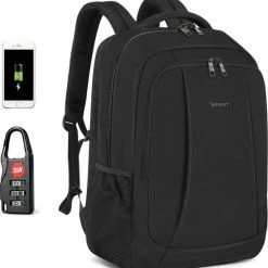 Begroting ⭐ Tigernu Daily II Laptop Rugzak T/m 17 Inch – Waterafstotend – Anti Diefstal – Inclusief Regenhoes En Cijferslot - 40 Liter - Zwart 🧨