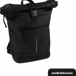 Goedkoop 🛒 Van Enkhuizen Rugzak Jongens - Rugzak Met Laptopvak 15,6 Inch - 20 Liter - Waterafstotend En Thermo Materiaal - Zwart ⌛