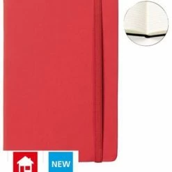 Beste Pirce 🎁 Quantore Notitieboek A5 Rood Met Harde Kaft En Elastiek 🌟