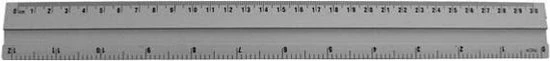 Beste Pirce π Bits & Baits Liniaal Recht - Lengte 30 Cm - 12 Inch - Aluminium π 2 Beste Pirce π Bits & Baits Liniaal Recht - Lengte 30 Cm - 12 Inch - Aluminium π - Afbeelding 2