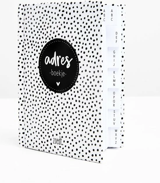 Goedkoop π― Zoedt - Adresboekje - Zwart Wit - A6 Formaat β 3 Goedkoop π― Zoedt - Adresboekje - Zwart Wit - A6 Formaat β - Afbeelding 3
