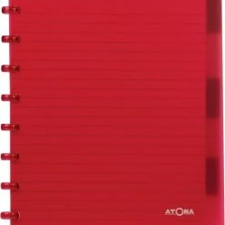 Korting 😉 Atoma Schrift Gelijnd -18x21cm (A5+) - 90 G/m2 - 120 Bladzijden (60 Vel) - 6 Tabbladen 🔔