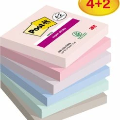 Korting 👍 Post-it® Super Sticky Notes Soul 4+2 Gratis 🎁