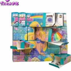 Gloednieuw 🎁 Cadeaubox Fidget XL Adventskalender 24 Dagen - Adventkalender Mermaid - Herbruikbaar - Geschenkdoos - Ook Zelf Te Vullen - Rainbow 24 Stuks Dagen Cadeaus Uitpakken - Feestdagen - Herbruikbaar - 2022 - Gevuld Met Fidgets XL - Happy Trendz® ❤️ -Crafts&Co winkel 550x645 2