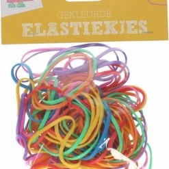 Kopen 😍 Merkloos Gekleurde Rubberen Elastiekjes 90 Gram - Kantoorbenodigdheden - Schoolbenodigdheden - Post Bundelen - Rubberen Elastiekjes Gekleurd ❤️