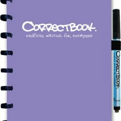 Top 10 😀 Correctbook Original Petunia Purple-Gelinieerd - Uitwisbaar / Whiteboard Notitieboek 🧨