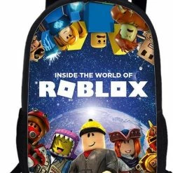 Begroting 😉 Merkloos Roblox Rugtas - Inside The World Of Roblox - Tas - Schooltas - 🎒 Backpack - Baggage - Luggage - Laptoptas - Rugzak -zak ✔️