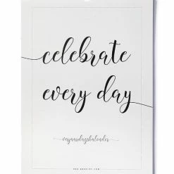 Beste recensies van 🛒 HEE Goodies Verjaardagskalender Geen Jaartal Zwart Wit A4 Staand Volwassenen Minimalistisch Met Quotes 🎉