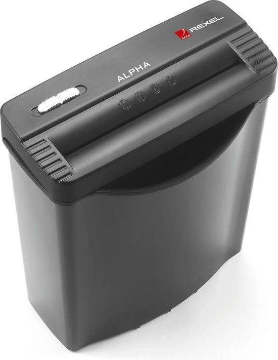 Beste deal 😍 Rexel Alpha P1 Papierversnipperaar P-1 Stroken Voor Thuis/Thuiswerkplek - Invoer Tot 5 A4 Vellen - Wit 🛒 6 Beste deal 😍 Rexel Alpha P1 Papierversnipperaar P-1 Stroken Voor Thuis/Thuiswerkplek - Invoer Tot 5 A4 Vellen - Wit 🛒 - Afbeelding 6