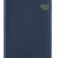 Nieuw 💯 Brepols Bureau Agenda BLAUW 2023 - 1 Week Op 2 Pagina's (13cm X 21cm) 🥰