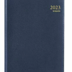Beste Pirce 😉 Brepols Agenda 2023 - Saturnus 231 - Lima Kunstleder - 13,3 X 20,8 Cm - Blauw 🌟