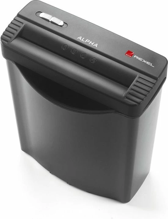 Beste deal 😍 Rexel Alpha P1 Papierversnipperaar P-1 Stroken Voor Thuis/Thuiswerkplek - Invoer Tot 5 A4 Vellen - Wit 🛒 4 Beste deal 😍 Rexel Alpha P1 Papierversnipperaar P-1 Stroken Voor Thuis/Thuiswerkplek - Invoer Tot 5 A4 Vellen - Wit 🛒 - Afbeelding 4