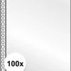 Uitgang 🥰 Kangaro 100x Showtassen/insteekhoezen Transparant A4 23 Gaats/rings - Kantoor Opberg Artikelen 💯