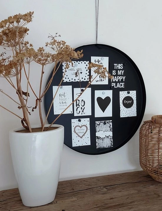 Flash-uitverkoop 🧨 Mmkado Magneetbord Rond Zwart 50 Cm ✨ 3 Flash-uitverkoop 🧨 Mmkado Magneetbord Rond Zwart 50 Cm ✨ - Afbeelding 3