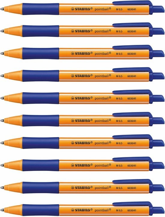Flash-uitverkoop ๐ STABILO Pointball - Balpen 0,5 Mm - Navulbaar - Blauw - Doos 10 Stuks ๐งจ 1 Flash-uitverkoop ๐ STABILO Pointball - Balpen 0,5 Mm - Navulbaar - Blauw - Doos 10 Stuks ๐งจ