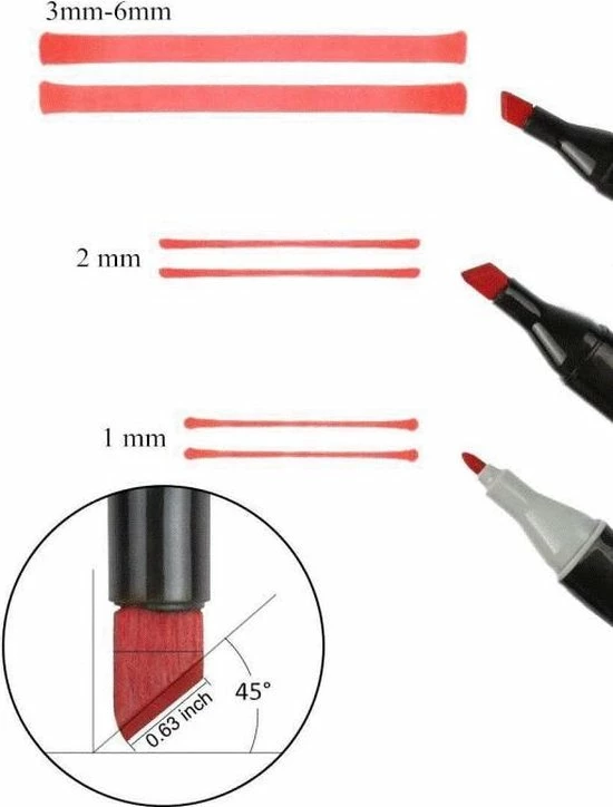Goedkoop 😍 Stiften Voor Volwassenen Touch Twinmarkers Dubbelzijdige Alcohol Stiften 21 Stuks - Dual Tip Markers - Tekenstiften - Kleurstiften - Fineliners - Dikke Dunne Stiften - Handlettering Kalligrafie Bullet Jounal Dagboek - Kleuren 😉 10 Goedkoop 😍 Stiften Voor Volwassenen Touch Twinmarkers Dubbelzijdige Alcohol Stiften 21 Stuks - Dual Tip Markers - Tekenstiften - Kleurstiften - Fineliners - Dikke Dunne Stiften - Handlettering Kalligrafie Bullet Jounal Dagboek - Kleuren 😉 - Afbeelding 10