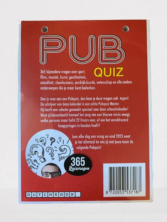 Beste Pirce π Dutchbooks Scheurkalender Pubquiz - 2023 - 365 Weetjes & Feiten Met Handige Pen β 2 Beste Pirce π Dutchbooks Scheurkalender Pubquiz - 2023 - 365 Weetjes & Feiten Met Handige Pen β - Afbeelding 2