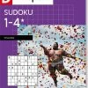 Beste deal 🌟 EUN-092 Denksport Puzzelboek Sudoku 1-4* Scheurblok, Editie 92 🎁