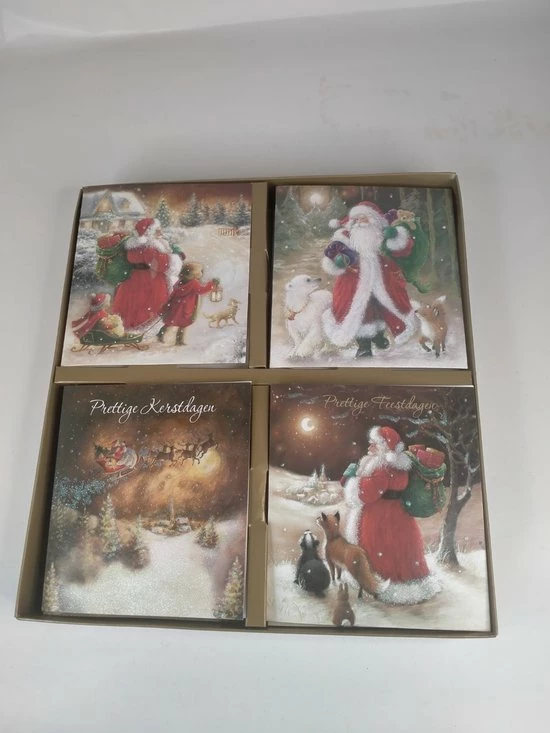 Uitgang 😉 Merkloos 24 Luxe Kerstkaarten-kerst- En Nieuwjaarskaarten Met Enveloppen- Dubbele Kaarten Met Enveloppen - Goud 🎁 1 Uitgang 😉 Merkloos 24 Luxe Kerstkaarten-kerst- En Nieuwjaarskaarten Met Enveloppen- Dubbele Kaarten Met Enveloppen - Goud 🎁