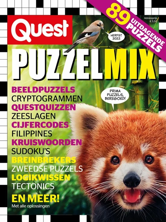 Goedkoop π Quest Puzzelmix Editie 4 2022 - Puzzelboek π 1 Goedkoop π Quest Puzzelmix Editie 4 2022 - Puzzelboek π
