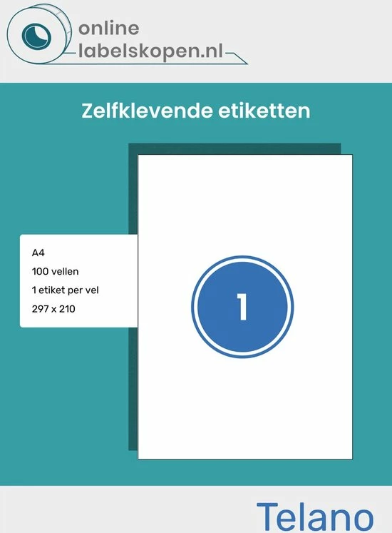 Aanbiedingen π 10 Stickervellen A4 Printetiketten Wit - 1 Sticker Per Vel - Etiketten Stickers Papier Zelfklevend - 210 X 297 Mm - Telano β¨ 2 Aanbiedingen π 10 Stickervellen A4 Printetiketten Wit - 1 Sticker Per Vel - Etiketten Stickers Papier Zelfklevend - 210 X 297 Mm - Telano β¨ - Afbeelding 2