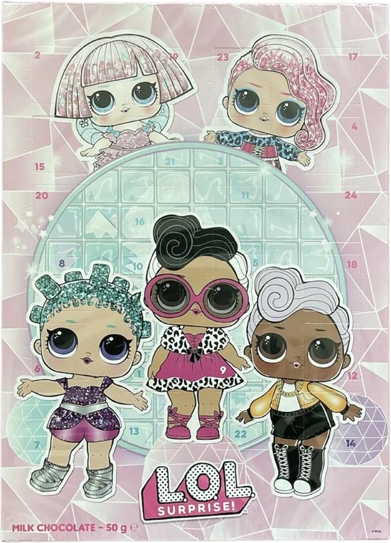 Hete verkoop π FG Adventskalender 2022 L.O.L. - L.O.L Adventskalender Kinderen - Pakket - Chocolade - Luxe Uitvoering - L.O.L - 24 Mini Chocolaatjes π 1 Hete verkoop π FG Adventskalender 2022 L.O.L. - L.O.L Adventskalender Kinderen - Pakket - Chocolade - Luxe Uitvoering - L.O.L - 24 Mini Chocolaatjes π
