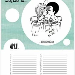 Beste deal 👏 Comello Verjaardagskalender - Liefde Is 🤩 -Crafts&Co winkel 550x772 2