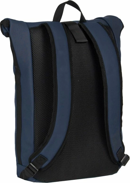 Hete verkoop ๐งจ New Rebels Mart Waterafstotende Rolltop Laptop Rugzak - 15,6 Inch - Donkerblauw ๐ 3 Hete verkoop ๐งจ New Rebels Mart Waterafstotende Rolltop Laptop Rugzak - 15,6 Inch - Donkerblauw ๐ - Afbeelding 3