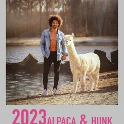 Korting 😀 Alpa Farm Rouveen Alpaca & Hunk Kalender 2023 🧨