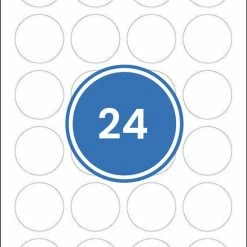 Beste recensies van 🔔 10 Stickervellen A4 Printetiketten Rond Wit 40 Mm - 24 Ronde Stickers Etiketten Per Vel - Zelfklevend Papier - Telano ❤️