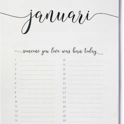 Beste recensies van 🛒 HEE Goodies Verjaardagskalender Geen Jaartal Zwart Wit A4 Staand Volwassenen Minimalistisch Met Quotes 🎉 -Crafts&Co winkel 550x795 3